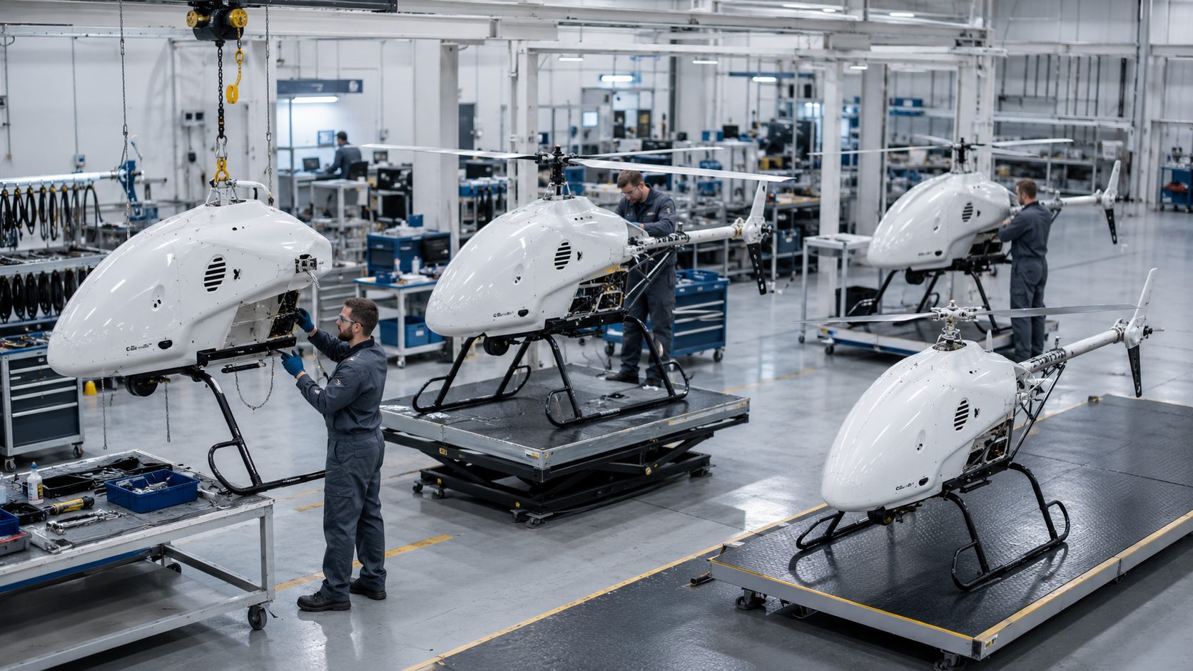 Aircraft manufacturing facility