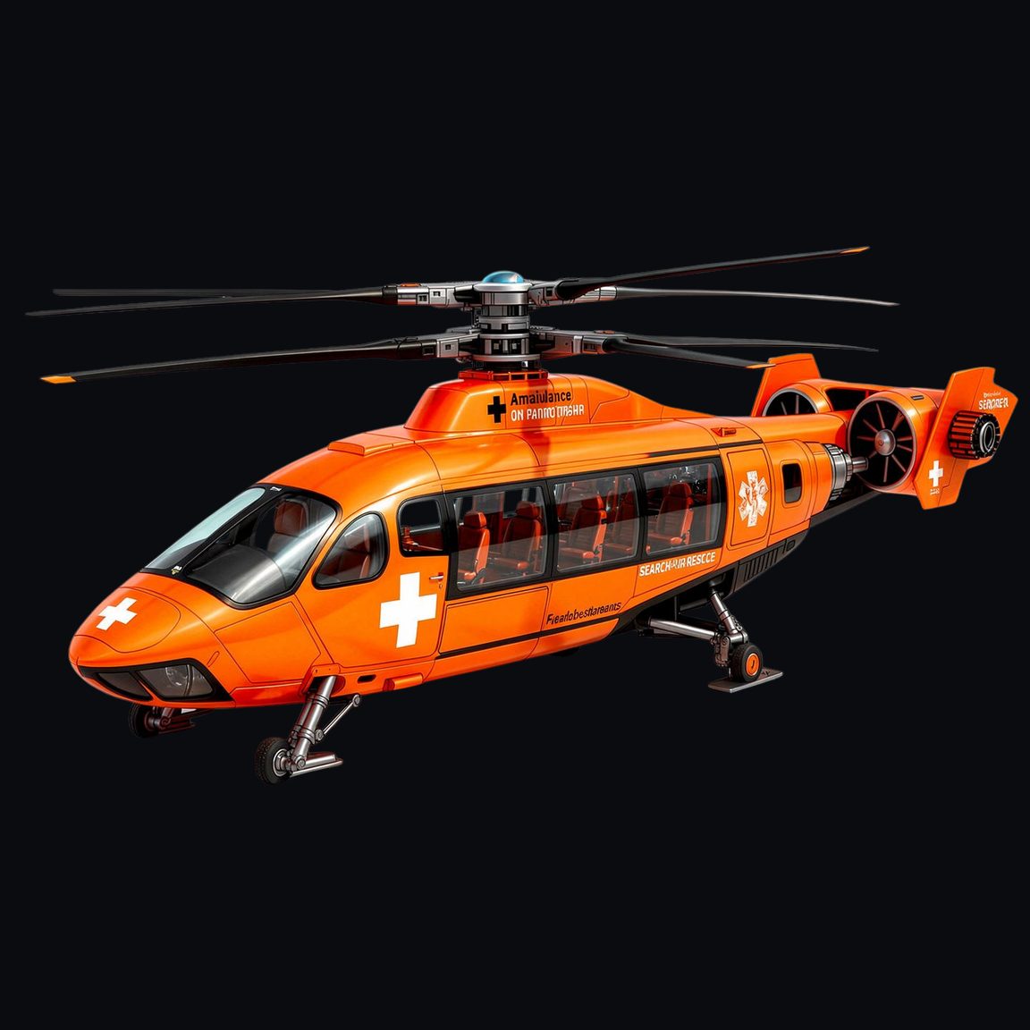 Aurenda air ambulance — Avectra 101 in HEMS livery