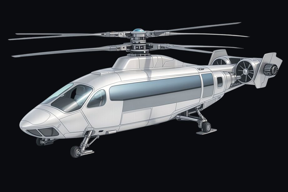 Avectra 101 hybrid gyroplane-helicopter render